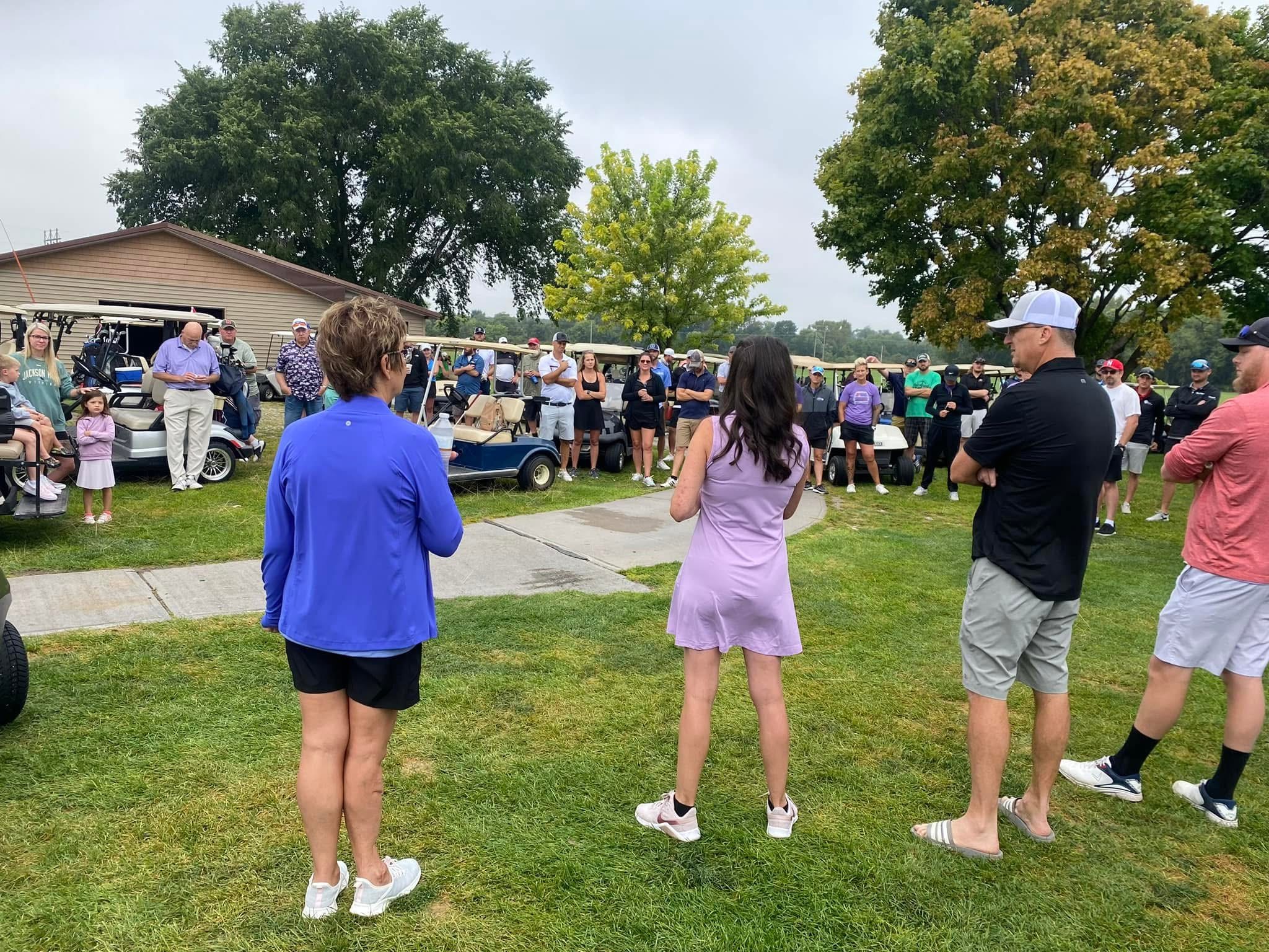 LJM Foundation sponsors and community members at the Links for Lynz event